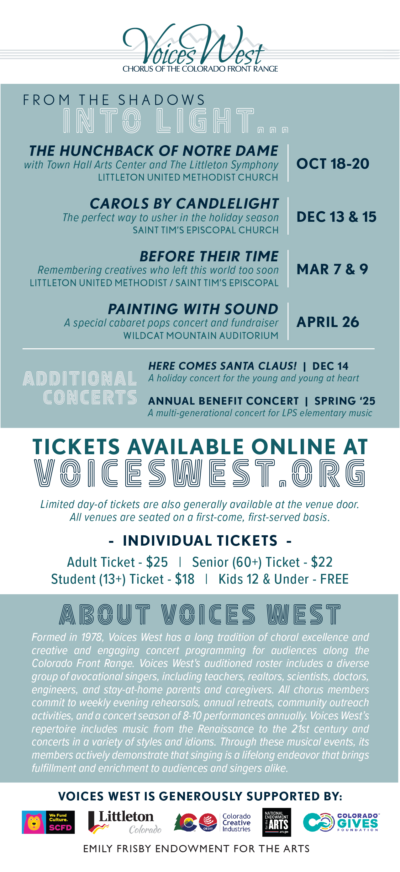 to Voices West Voices West